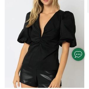 NWT Olivaceous Deep V Top